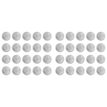 40pcs Blank Challenge Coins Metal Stamped Sublimation Blanks 40mm Laser Engraved Round Labels+Acrylic Protective Case