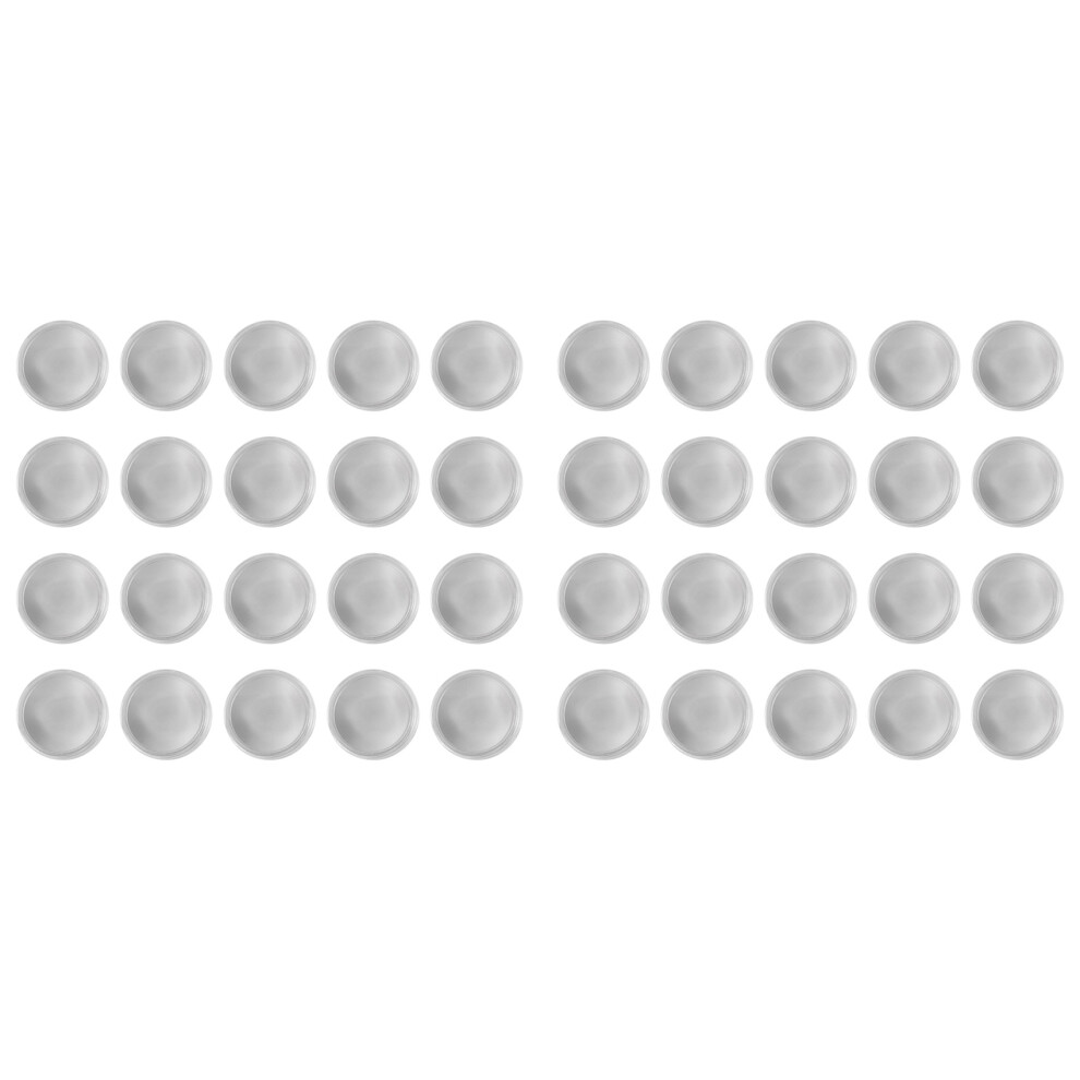 40Pcs Blank Challenge Coins Metal Stamped Sublimation Blanks 40Mm Laser Engraved Round Labels+Acrylic Protective Case 6033232245257