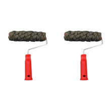 2X Modello Paint Roller Tool Protezione Ambientale Timbro Pittura Strumenti Decorativi per Cilindri Imitano la Pietra per Il Muro