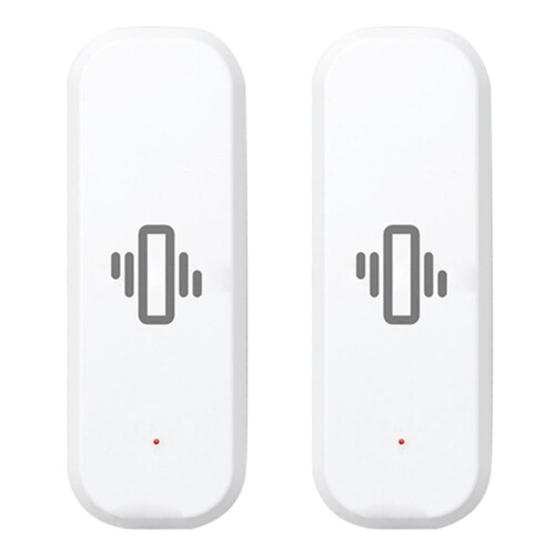 2X Zigbee  Vibration Sensor Detection Tuya  Life APP Notification Real- Motion Vibration Alarm  Home