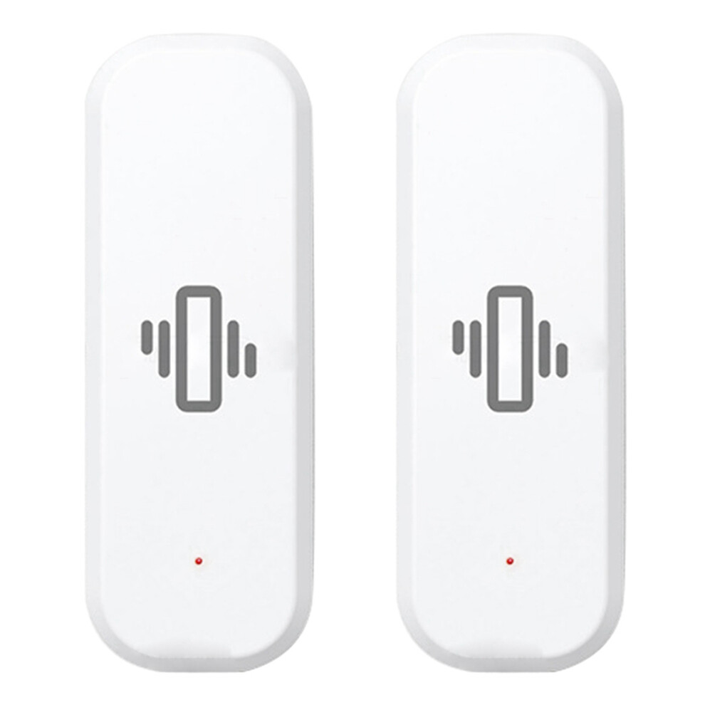 2X Zigbee Vibration Sensor Detection Tuya Life App Notification Real- Motion Vibration Alarm Home 4714166317211
