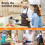 Meat Tenderizer, Dual-Side Meat Mallet, Heavy Duty Solid Meat Hammer Pounder Tool for Tenderizing Steak, Pork and Beef 6
