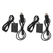 2X Np-Fw50 Dummy Battery with Power Bank (5V 2A) USB Adapter for A7R, A7, A7S, A7S Ii, A5000, A5100, A6000