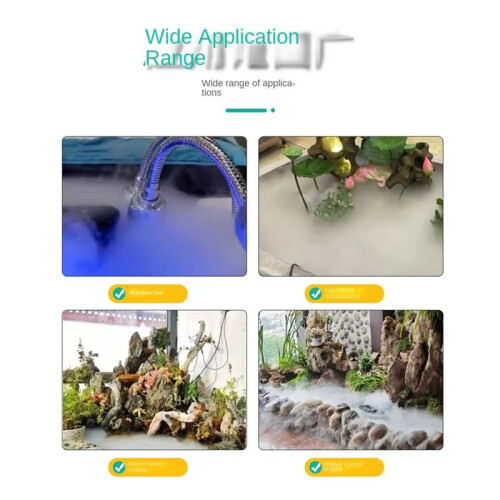 Plastic Humidifier  3 Nozzles Large Mist Output - Create Mist Waterfall and Mountain Landscape EU Plug 2