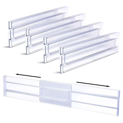 Drawer Wardrobe Dividers Organizers Expandable From Kitchen Drawer Organizer,Clear Plastic Partition Plate Tools 2