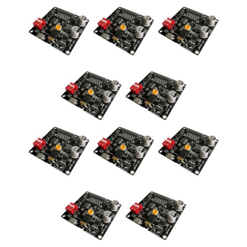 10X 12V/24V Voice Playback Module Serial Port Control Playback 10W/20W Voice Module HV8F