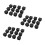 36 Pcs 15mm x 15mm Plastic Square Caps Tube Pipe Inserts End Blanking 1
