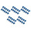 50Pcs RJ45 Connector  Jack Cat6 Extension Coupler Ethernet Network LAN Cat 6 Coupler Jacks Extend Adapter, 1