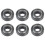 6 cuscinetti a sfera premium 10 x 26 x 8 mm 6000Z color argento 1