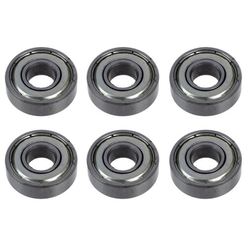 6pcs 10 x 26 x 8mm 6000Z Silver Tone Shield Premium  Bearing
