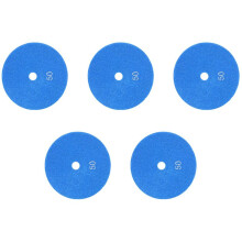 5pièces 5 Pouces 125 mm Tampons de Polissage Diamant Humide Grains de Granit Marbre 50