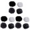 3X Universal Lavalier Microphone Windscreen Fur Windshield Wind Muff Soft for    Lapel Lavalier Mic 5mm 1