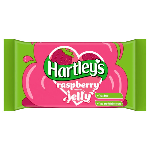 Hartley's Raspberry Flavour 135g (Pack of 12)