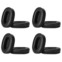 8x ÖRonkuddar Memory Foam ÖRonkuddar Ersättning Av öronkuddar För ATH M50X Passar M40X M30X M20 Svart