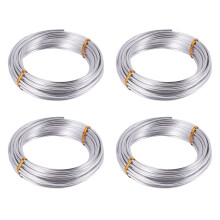 4X 3mm Aluminium Wire 10M Silver Wire for Jewellery Making Clay Modelling Bonsai and Model