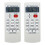 2X Air Conditioning Remote Control Replacement for Aukia YKR-H/102E Feel Comfortable 1