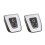 2X Bike Bicycle Light USB Rechargeable Bicycle Front Light Lamp Bicycle Headlight Cycling LED Flashlight Lantern 2