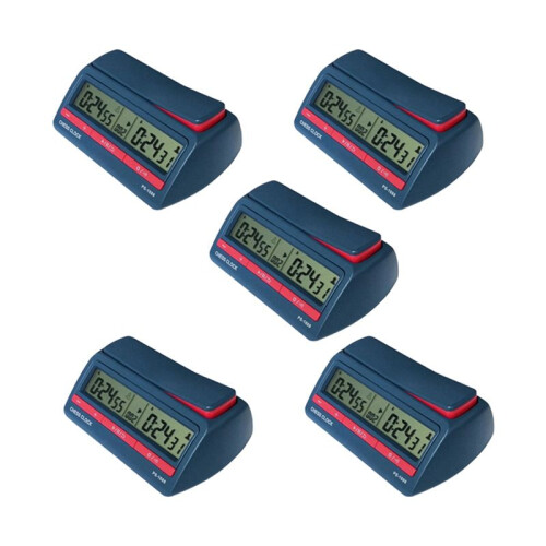 5X Advanced Chess Digital Timer Chess Clock Count  Down Board Game Clock