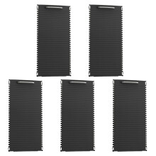 5X Coperchio Avvolgibile per Consolle Centrale Interna Auto Interna per - C / E-Calss W204 S204 W212 S212 Nero