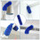 10 PCS Microfiber Cobweb Duster with Extension Pole , Washable Dusters for Ceiling Fan Bendable Feathers Duster 2