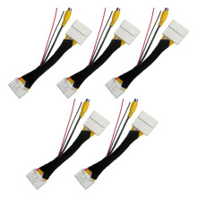 5X Adattatore per Cavo di Conversione Video RCA per Auto Un 28 Pin per 2 3 6 CX-5 Demio Axela Roadster MX-5 Miata