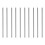 M6 x 150mm 304 Stainless Steel Fully Threaded Rod Bar Studs Hardware 10 Pcs 1