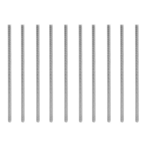 M6 x 150mm 304 Stainless Steel Fully Threaded Rod Bar Studs Hardware 10 Pcs 1