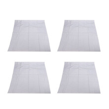 4X Silver Reflective Fabric Sew Cloth Material Highlight Chemical Fiber 39.4Inch