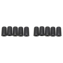 10 Stueck Cello Endpin Tip Protector Gummi Cello Schwanz Pin Fall Tip Cap Protector Rutschfeste Matte fuer Cello Saiten Violine Teile