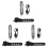 3X LED Bike Tail Light Red &  USB Rechargeable Waterproof Super Bright Multipurpose Emergency Light 1