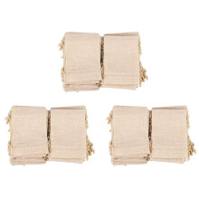 120 Pcs Burlap Bags with Drawstring, Burlap Drawstring Gift Bag Jewelry Pouches for Wedding and Party Favors, DIY