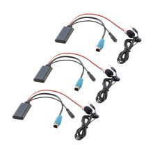 3X Car Radio KCE-237B Full Speed AUX Input Replacement 3.5MM Audio MP3 5.0 Microphone Adapter for