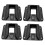4X Adaptateur de Bloc de Support de Vélo pour  Support de Support de Sac de Vélo Pliant Support de Bloc 1