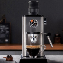 Suitable for  Blowing Powder Bin Coffee Grinder Air Blowing Bean Bin Dosage Hopper with Bellows (Metal Cover)