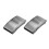 2X Klockas Spänne Vik Säkerhetsfräst Spänne Byte Av Rostfritt Stål Klockbandsspänne, 20 mm 2
