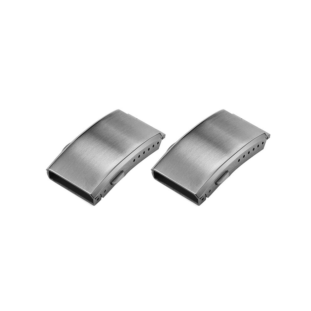 2X Watch Buckle Fold Safety Milled Clasp Replacement Stainless Steel Watchband Clasp 20Mm 6033122634550
