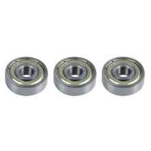 3X Roulement à Billes à Gorge Profonde en Métal Argenté 627Z 7mm x 22mm x 8mm