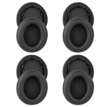 4X Vervangende Oorkussens voor Soundcore Life Q30/Q35 Proteïne LEDeren Hoofdtelefoon Oorkussens (Zwart)