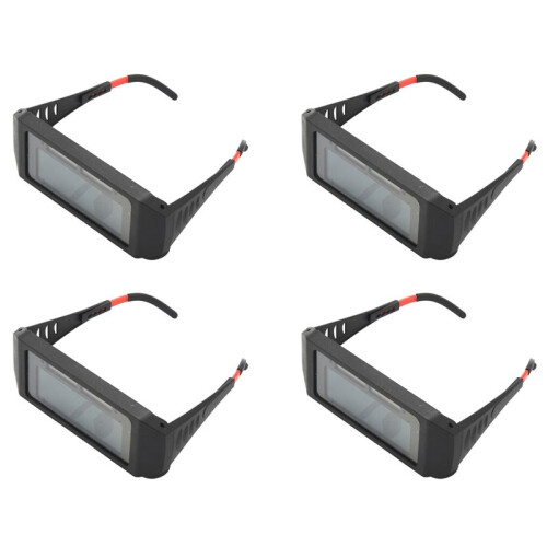 4X Solar Automatic Dimming Welding Protective Mask  Glasses Welding Cap
