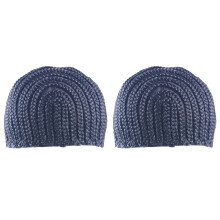 for Weave Crochet Braid Wig Caps for Making Wigs Top Quality Weaving Braid Cap Wig Net Black Color 2Pc