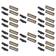 10Set Clipper Blade for Kemei -1102 Clipper Electric Shaver Parts Net Gold