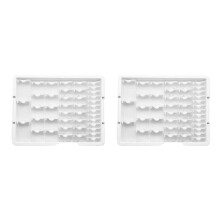 2X 42 Raster Diamant Malerei Vorratsbehälter, Transparent Diamant Malerei Kasten Kunststoff Organisator Hülle Diamant Malerei Werkzeug