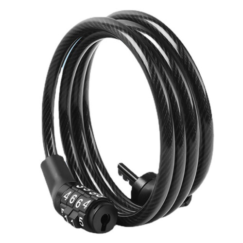 Steel Cable Bike Lock 4 Code 1
