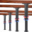 8 Pcs Adjustable Bed Support Legs 5.9 to 11 Inches Bed Frame Support Legs for Bed Slats Bed Legs Replacement Bed Frame 3