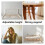 8 Pcs Adjustable Bed Support Legs 5.9 to 11 Inches Bed Frame Support Legs for Bed Slats Bed Legs Replacement Bed Frame 5