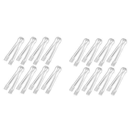 16 Pezzi di Plastica per Servire Buffet Pinze  Servire Utensili Pinze