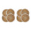 Set de 8 Sets de Table Ronds, Tapis de Table en Jute Tissé Boho ûrPompon (Boule Blanche) 1