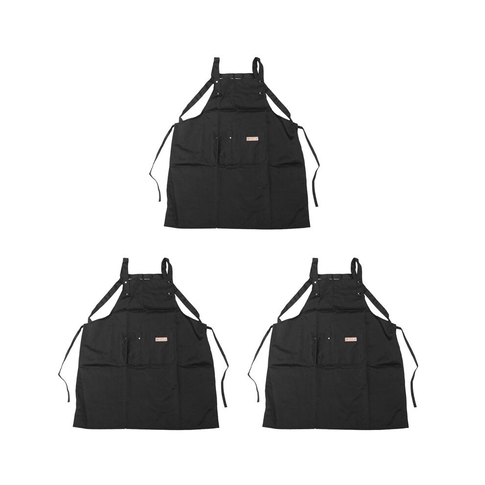 3X B Black Professional Stylist Apron Waterproof Hairdressing Coloring Shampoo Haircuts Cloth Wrap Hair Salon Tool