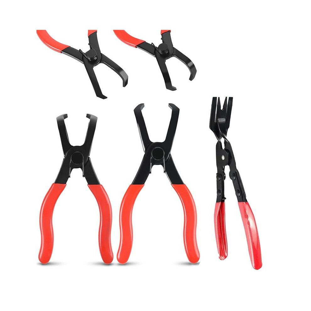 Body Clip Pliers Set, 30 Degree And 80 Degree Push Pin Pliers,Panel Clip Removal Plier, Automobile Upholstery Trim Clip 6031776608514