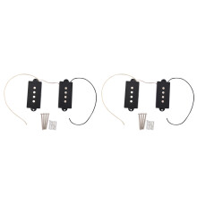 2X Pb Pickup Humbucker Pickup per Pickup per Basso Un 4 Corde P Basso, Nero